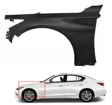 Load image into Gallery viewer, 2014 2015 2016 2017 2018 2019 2020 2021 2022 2023 2024 Infiniti Q50 Left Front Fender Panel Driver Side