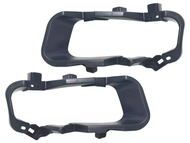 2018 2019 2020 Nissan Kicks SR Front Bumper Fog Light Cover Bracket Left Driver & Right Passenger Set