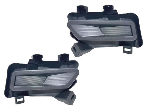 2018-2020 Nissan Kicks S SV SR Front Bumper Fog Light Cover Left Driver & Right Passenger Set - Texas-e-parts