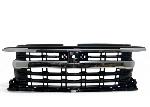 2024-2025 Chevrolet Silverado 1500 LT Front Bumper Upper Grille Chrome - Texas-e-parts