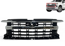 Load image into Gallery viewer, 2024 2025 Chevrolet Silverado 1500 LT Front Bumper Upper Grille Chrome