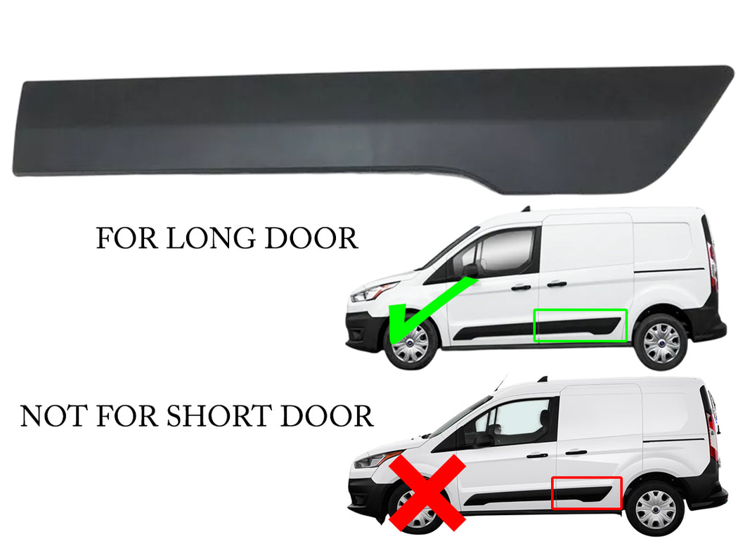 2014 2015 2016 2017 2018 2019 2020 2021 2022 2023 Ford Transit Connect Sliding Door-Body Side Molding Left