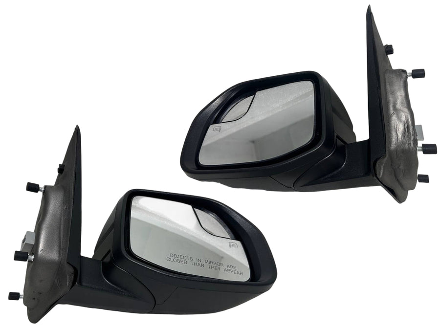 2022-2024 Ford Maverick Left Driver Right Passenger Front Door Power Side Rear View Mirror Heated Blind Spot Manual Fold Textured - Taxes-e-Parts