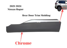 Load image into Gallery viewer, 2021 2022 2023 2024 Nissan Rogue Rear Door Molding Trim Chrome Right Passenger Side