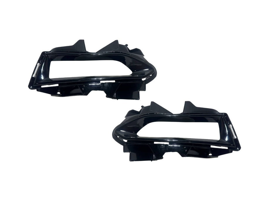 2023 2024 2025 Nissan Versa S SR SV Front Bumper Fog Light Cover Left Driver & Right Passenger Set
