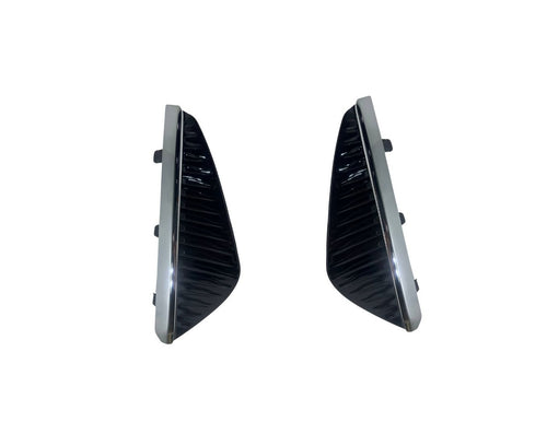 2024 2025 Nissan Sentra SR Front Fog Light Cover With Chrome Strip Left Driver & Right Passenger Set