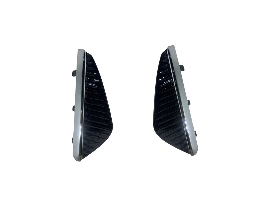 2024 2025 Nissan Sentra SR Front Fog Light Cover With Chrome Strip Left Driver & Right Passenger Set