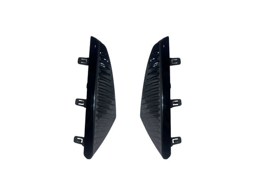 2024 2025 Nissan Sentra S SV Front Fog Light Cover Left Driver & Right Passenger Set Gloss Black