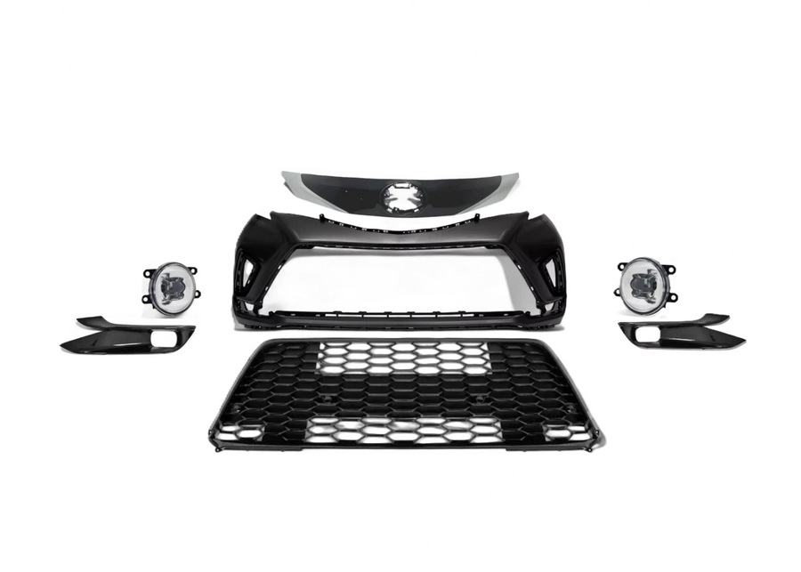 2021-2024 Toyota Sienna XSE Front Bumper Cover Grille Fog Light With Cover - Texas-e-parts