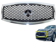 2015-2019 Infiniti Q70 Q70L Front Bumper Upper Grille With Camera Option