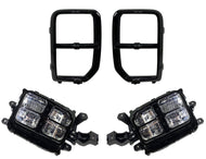 2020 2021 2022 2023 Mitsubishi Outlander Sport Front Bumper Turn Signal Fog Light Lamp With Cover Left Driver & Right Passenger Set