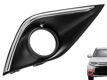 Load image into Gallery viewer, 2016 2017 2018 2019 2020 Mitsubishi Outlander Front Bumper Fog Light Bezel Cover Right Passenger Side - Texas-e-parts