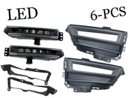 2020 2021 2022 Honda CR-V CRV Hybrid Front Bumper Daytime Running Light Lamp With Cover Bracket Left Driver & Right Passenger Set - Texas-e-parts