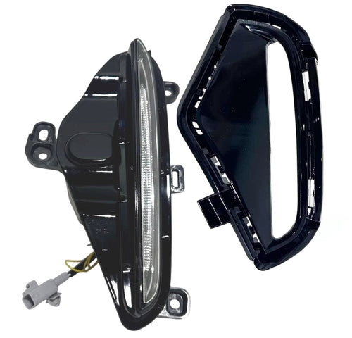 2021-2024 Toyota Rav4 Prime XSE Left Front Bumper Daytime Running Light Lamp Signal With Cover Driver - Texas-e-parts