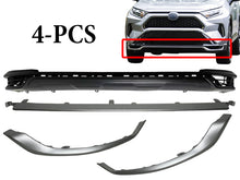 Load image into Gallery viewer, 2021 2022 2023 2024 Toyota Rav4 Prime XSE SE Left Right Center Front Bumper Side Trim Molding With Lower Cover 4-PCS