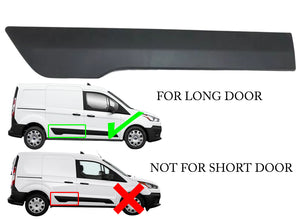 2014 2015 2016 2017 2018 2019 2020 2021 2022 2023 Ford Transit Connect Sliding Door-Body Side Molding Right Side