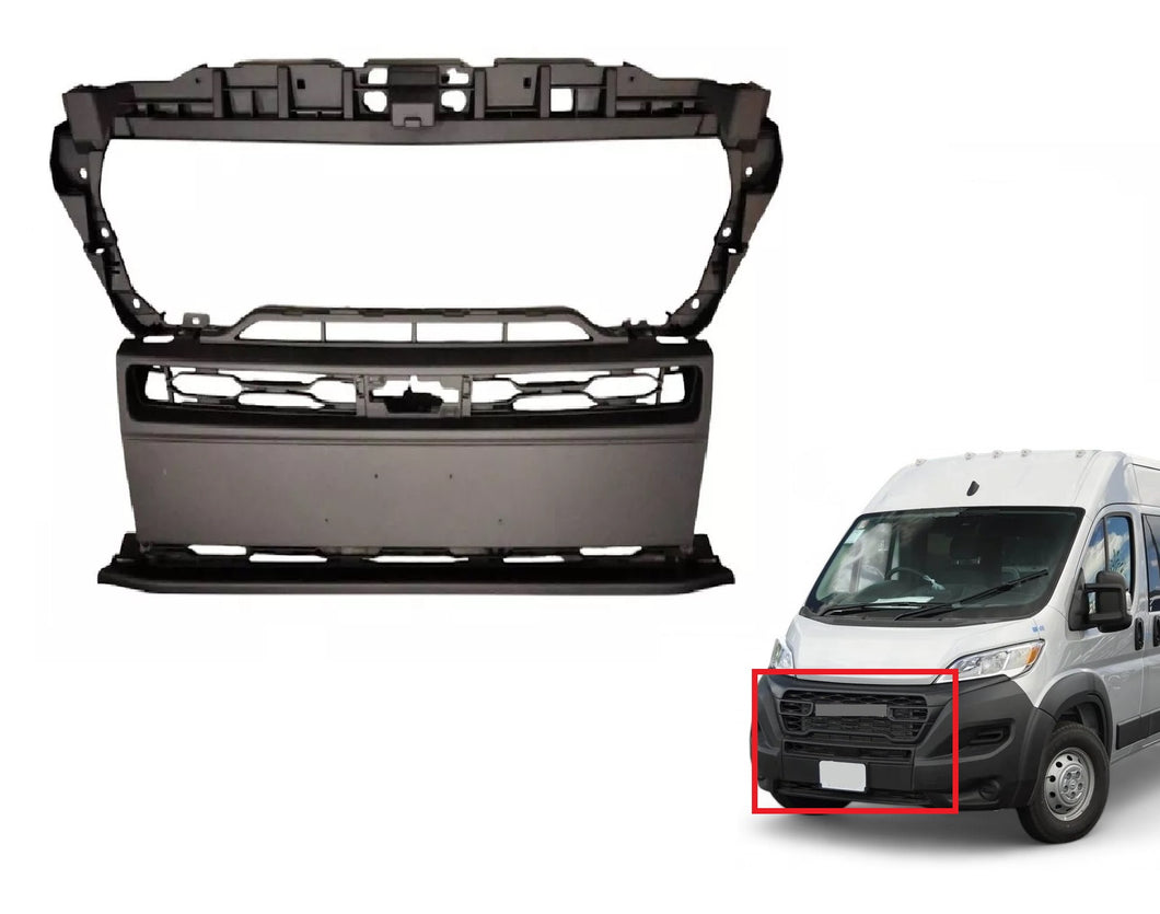 2023 2024 2025 Ram Promaster 1500 2500 3500 Front Bumper Center Middle Cover