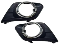2014 2015 2016 Nissan Rogue Front Bumper Fog Light Cover Left Driver & Right Passenger Set