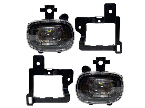 2021 2022 2023 Nissan Rogue Front Bumper Fog Light Lamp With Bracket Left Driver & Right Passenger Side - Texas-e-parts