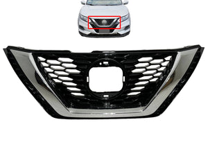 2020 2021 2022 Nissan Rogue Sport Front Bumper Upper Grille Chrome - Texas-e-parts