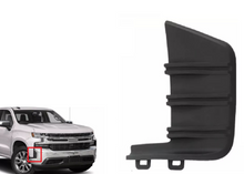 Load image into Gallery viewer, 2019 2020 2021 2022 Chevrolet Silverado 1500 &amp; Silverado 1500 LTD Right Front Bumper Fog Light Cover Passenger Side