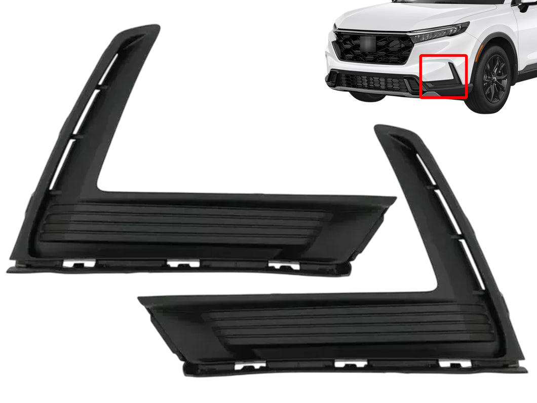 2023 2024 2025 Honda CR-V CRV EX Hybrid Sport LX Left Right Front Bumper Fog Light Cover Driver Passenger Set