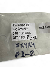 Load image into Gallery viewer, 2021 2022 2023 2024 Toyota Sienna XSE Left Right Front Bumper Fog Light Cover Set