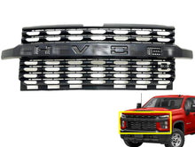 Load image into Gallery viewer, 2019 2020 2021 2022 Chevrolet Silverado 1500 / Silverado 1500 LTD Grille Front Bumper Grille Black - Texas-e-parts