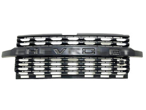 2019 2020 2021 2022 Chevrolet Silverado 1500 / Silverado 1500 LTD Grille Front Bumper Grille Black - Texas-e-parts