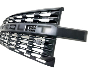 2019 2020 2021 2022 Chevrolet Silverado 1500 / Silverado 1500 LTD Grille Front Bumper Grille Black - Texas-e-parts