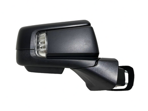 2019 2020 2021 2022 2023 2024 Chevrolet Silverado GMC Sierra Right Passenger Front Door Power Side Rear View Mirror Heated Turn Signal Puddle Lamp Power Mirror Adjustment With BSM ( Blind Spot Monitoring ) 10-Pins Plug Black Textured - Texas-e-parts