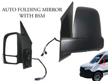 Load image into Gallery viewer, 2019 2020 2021 2022 2023 Mercedes Benz Sprinter 1500 2500 3500 Side Rear View Mirror Short Arm Power Heated Signal Auto Folding With BSM Left Driver Side - Texas-e-parts