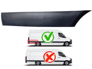 2019 2020 2021 2022 2023 2024 Mercedes Benz Sprinter 2500 3500 3500XD Extended Rear Right Passenger Side Body Molding Trim - Texas-e-parts