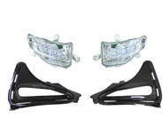 2017 2018 2019 Toyota Corolla XLE LE Front Bumper Daytime Running Light With Cover Left Driver Right Passenger Set - Texas-e-parts