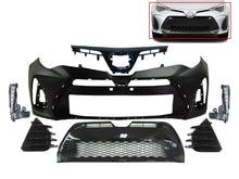 Load image into Gallery viewer, 2017 2018 2019 Toyota Corolla XSE SE Front Bumper Cover Upper Lower Grille Daytime Running Light W Cover - Texas-e-parts