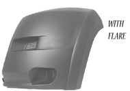 2014 2015 2016 2017 2018 Ram Promaster 1500 2500 3500 Front Bumper Left Driver Side End Cap Cover With Flare Gray - Texas-e-parts