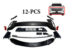 Load image into Gallery viewer, 2021 2022 2023 2024 Chevrolet Suburban Tahoe Front Bumper Cover With Lower Grille Air Vents Side Reflector Bumper Bracket Chrome Molding Trim 12-PCS