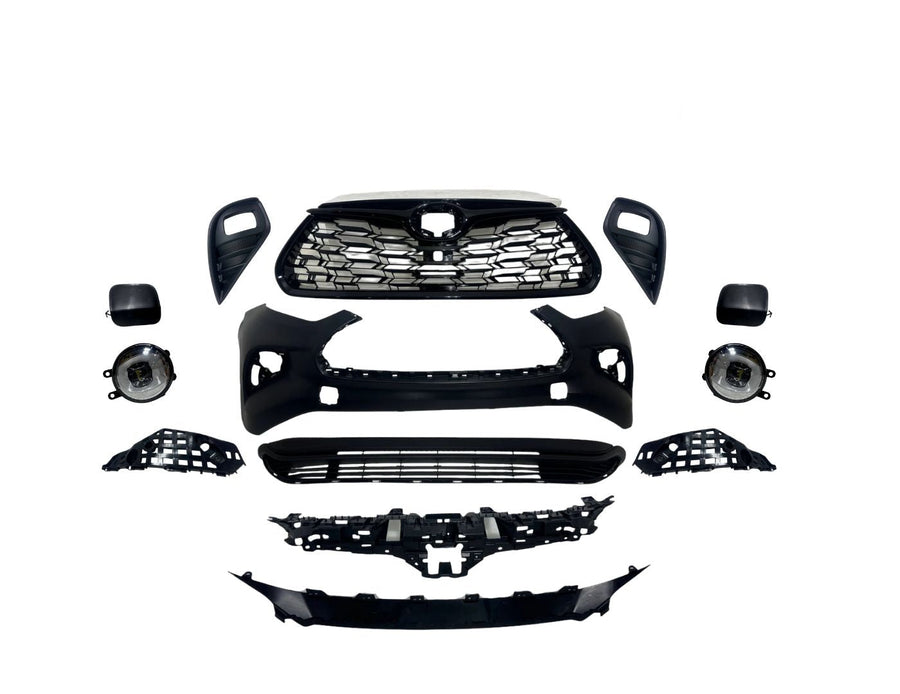 Cubierta de la defensa delantera Toyota Highlander 2020 2021 2022 2023 2024 2025
