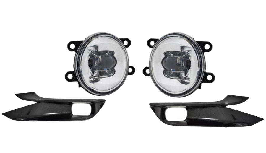 2021-2024 Toyota Sienna Front Bumper LED Fog Light With Cover Left Right Set - Texas-e-parts