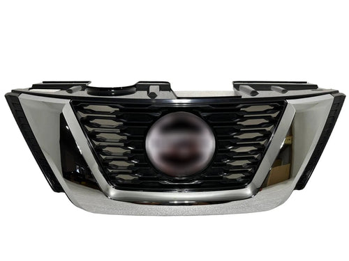 2017 2018 2019 2020 Nissan Rogue Front Bumper Upper Grille Chrome - Texas-e-parts