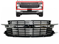 2021 2022 2023 2024 Chevrolet Suburban Tahoe Premier Grille Front Bumper Upper Grille Chrome