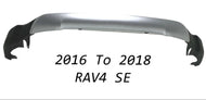 2016 2017 2018 Toyota Rav4 SE Front Bumper Lower Valance With Silver Molding - Texas-e-parts