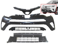 2016 2017 2018 Toyota Rav4 Front Bumper Cover With Upper Center Lower Grille