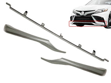 Load image into Gallery viewer, 2021 2022 2023 2024 Toyota Camry XSE SE Front Bumper Center Left Right Side Molding Trim Set Gray - Texas-e-parts