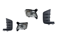 2019 2020 2021 2022 2023 Chevrolet Silverado Left Right Front Bumper Fog Light Lamp LED With Cover Driver & Passenger Set
