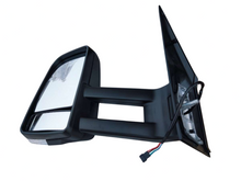Load image into Gallery viewer, 2006 2007 2008 2009 2010 2011 2012 2013 2014 2015 2016 2017 2018 Dodge Mercedes-Benz Freightliner Sprinter 2500 3500 Van Left Front Door Side Rear View Mirror Heated Signal Power Adjustment Manual Fold Curved Long Arm Driver