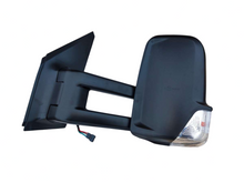 Load image into Gallery viewer, 2006 2007 2008 2009 2010 2011 2012 2013 2014 2015 2016 2017 2018 Dodge Mercedes-Benz Freightliner Sprinter 2500 3500 Van Left Front Door Side Rear View Mirror Heated Signal Power Adjustment Manual Fold Curved Long Arm Driver