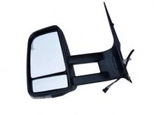 Load image into Gallery viewer, 2006 2007 2008 2009 2010 2011 2012 2013 2014 2015 2016 2017 2018 Dodge Mercedes-Benz Freightliner Sprinter 2500 3500 Van Left Front Door Side Rear View Mirror Heated Signal Power Adjustment Manual Fold Curved Long Arm Driver