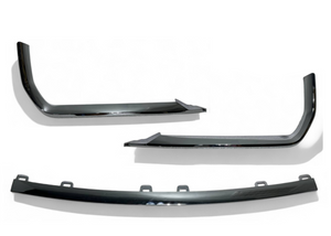 2022 2023 2024 GMC Terrain Denali Left Right Center Front Bumper Lower Chrome Molding Trim 3-Pcs