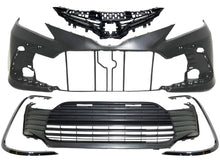 Load image into Gallery viewer, 2021 2022 2023 Toyota Camry L LE XLE Front Bumper Cover With Upper Lower Grille &amp; Left Right Side Chrome Trim Molding